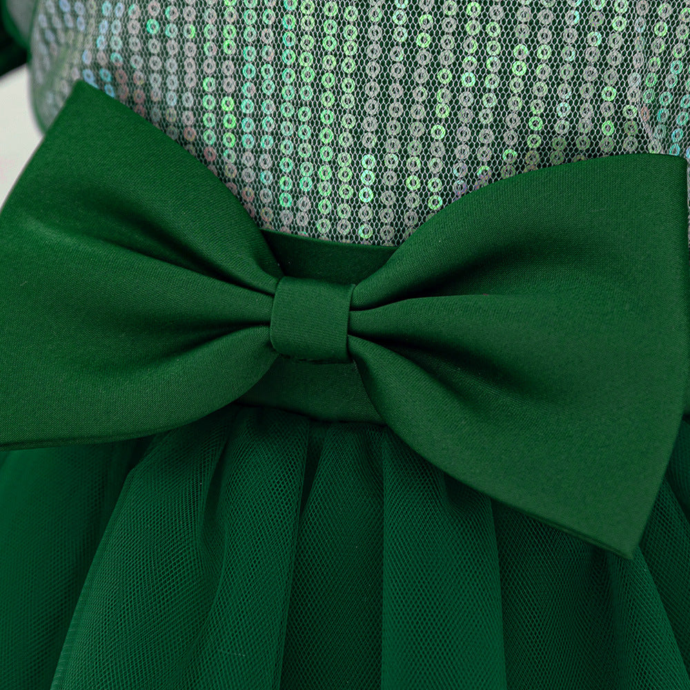 Cute Puffy Ball Gown Dress for Girls - Tea Length Party & Flower Girl Outfit