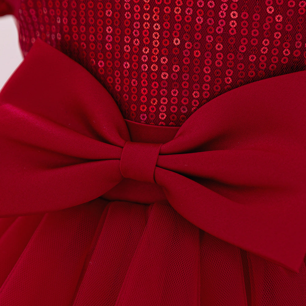 Cute Puffy Ball Gown Dress for Girls - Tea Length Party & Flower Girl Outfit