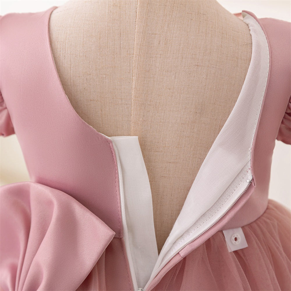 Cute Puffy Ball Gown Dress for Girls - Tea Length Party & Flower Girl Outfit