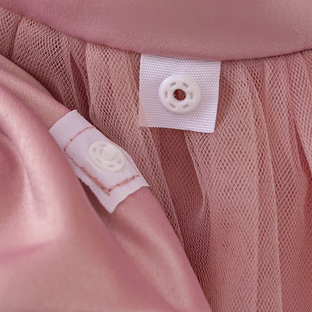 Cute Puffy Ball Gown Dress for Girls - Tea Length Party & Flower Girl Outfit