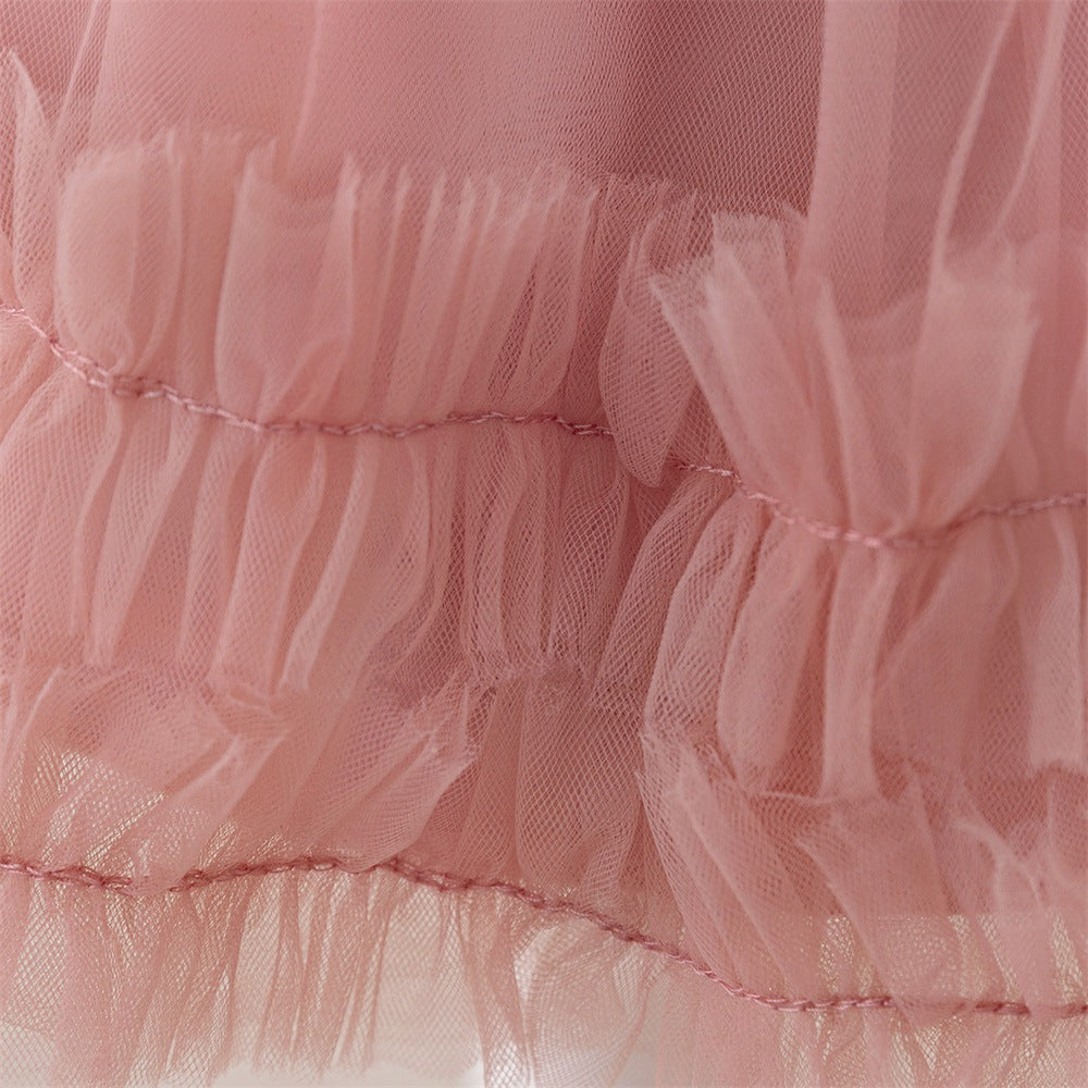 Cute Puffy Ball Gown Dress for Girls - Tea Length Party & Flower Girl Outfit