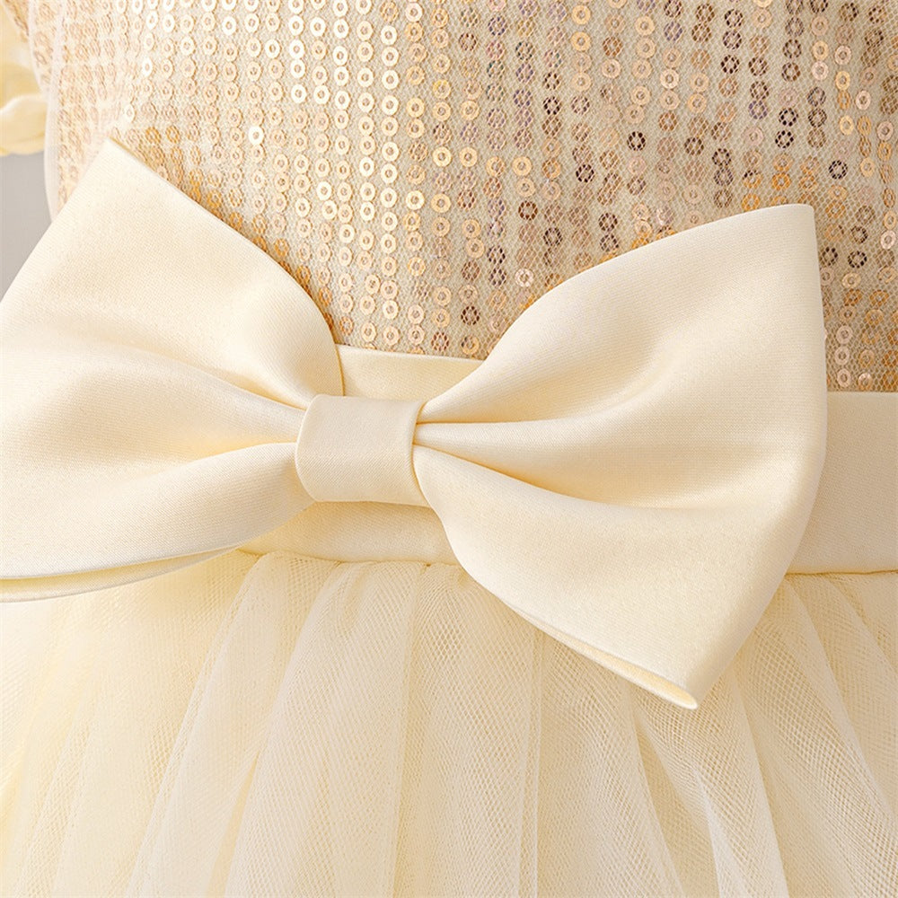 Cute Puffy Ball Gown Dress for Girls - Tea Length Party & Flower Girl Outfit