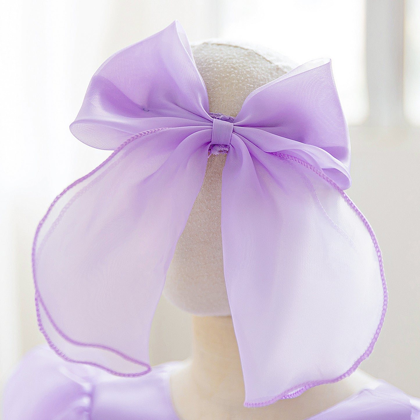 Cute Puffy Ball Gown Flower Girl Dress for Toddlers | Tiered High-Low Princess Birthday Party Skirt