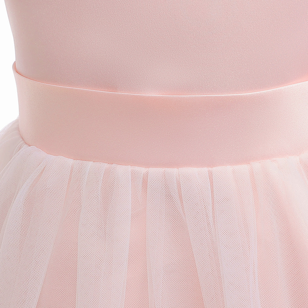 Cute Puffy High-Low Dress for Girls with Applique - Special Occasion & Party Wear