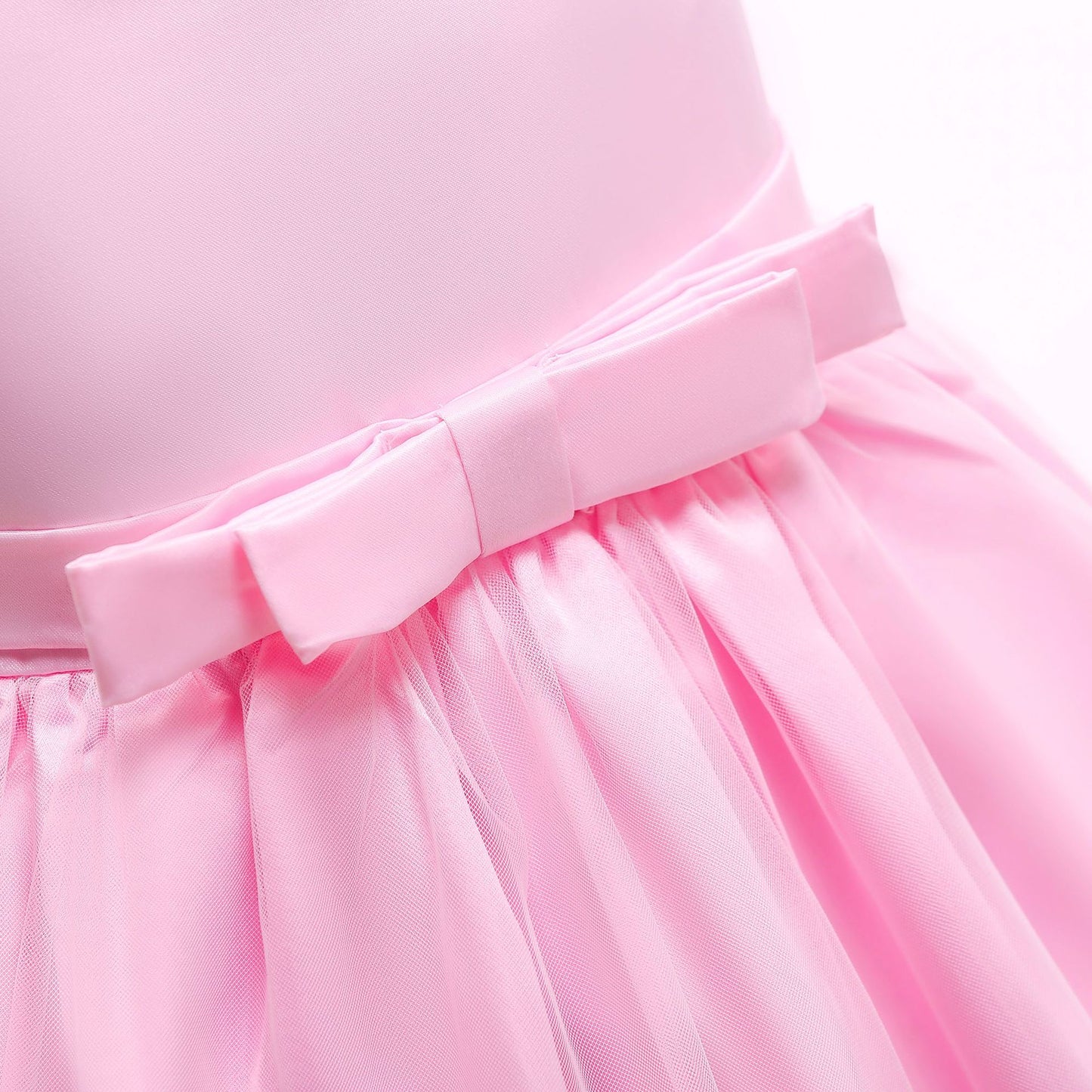 Puffy Princess Tulle Dress for Girls - Tea Length Ball Gown for Parties & Weddings