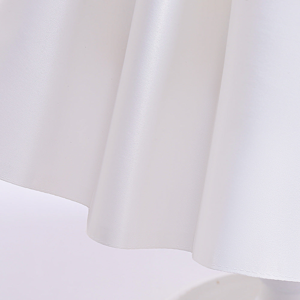 Adorable Satin Princess Dress with Bow & Ruffles for Girls (Ages 3-8) | Tea Length Party Gown