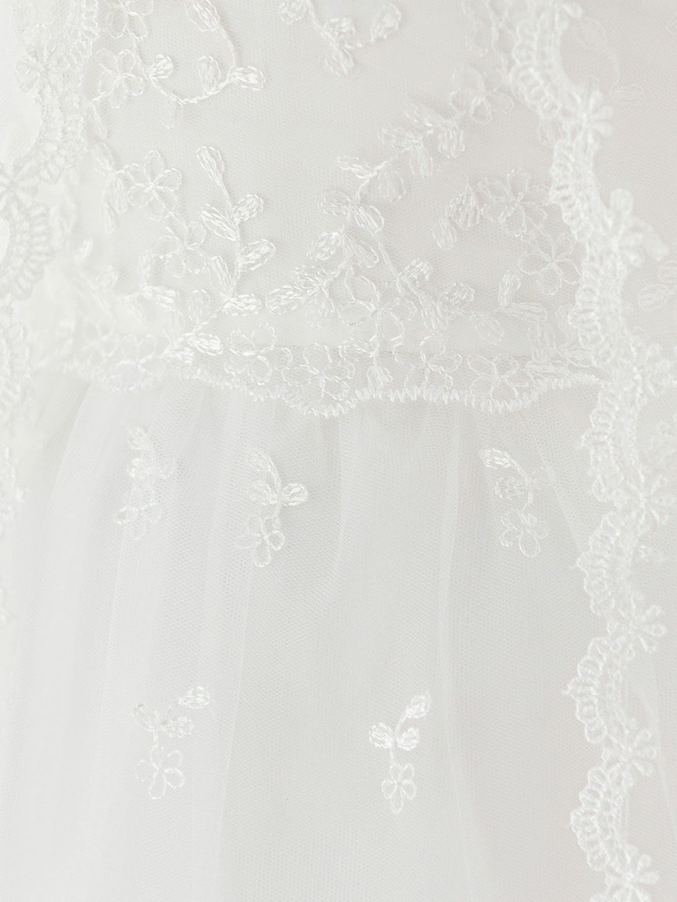 Sleeveless White A-line Lace Baby Dress – Perfect Flower Girl & Party Dress