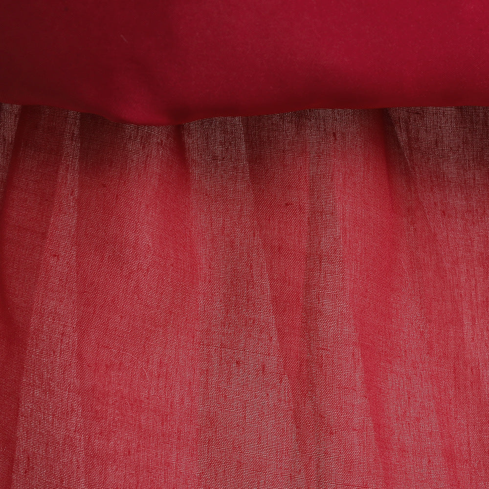 Cute Tiered Tulle A-Line Dress for Girls – Party & Flower Girl Princess Dress