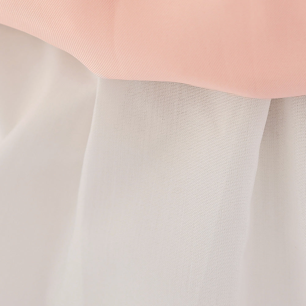 Embroidered Tiered Tulle A-Line Baby Dress for Special Occasions | Cute Baby Girl Party Dress