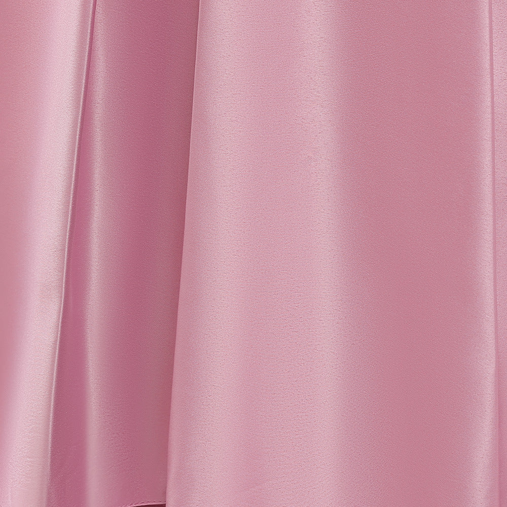 Cute A-Line Sequin Maxi Dress for Girls with Puff Sleeves & Bowknot