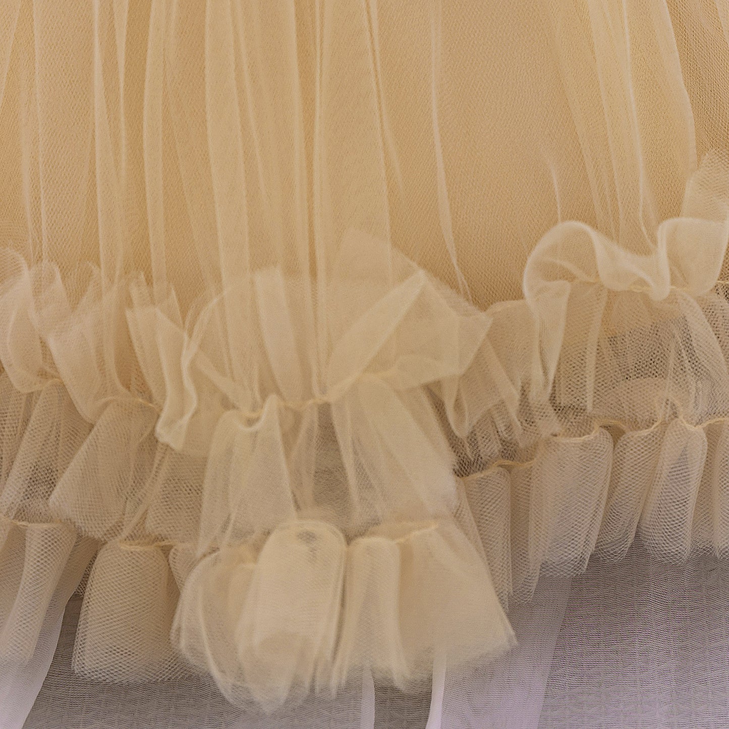 Puffy Ball Gown Dress for Girls with Sequins, Flowers & Bowknot | Cute Tea-Length Party Princess Dress