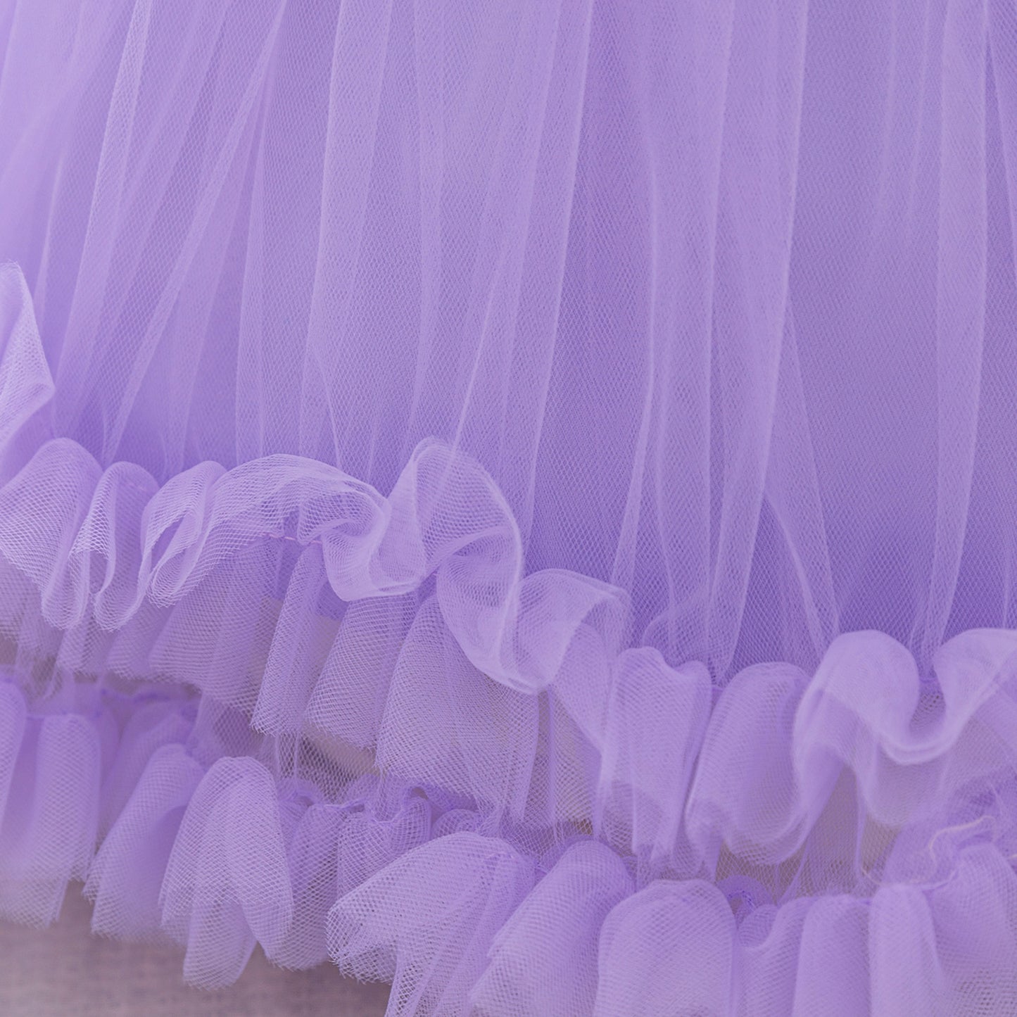 Puffy Ball Gown Dress for Girls with Sequins, Flowers & Bowknot | Cute Tea-Length Party Princess Dress