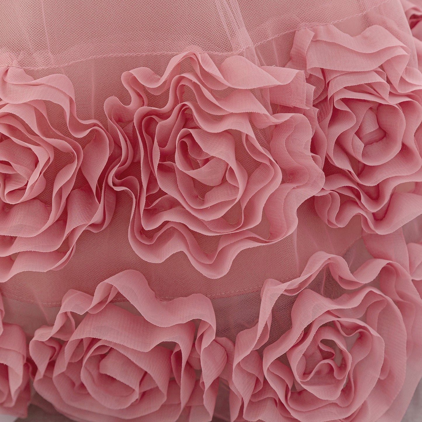 Puffy Off-Shoulder Sequin Ball Gown for Girls – Tea Length Bowknot Flower Dress