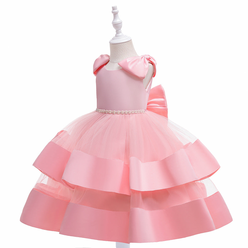 Puffy Princess Tulle Ball Gown Dress for Girls | Party & Flower Girl Outfit