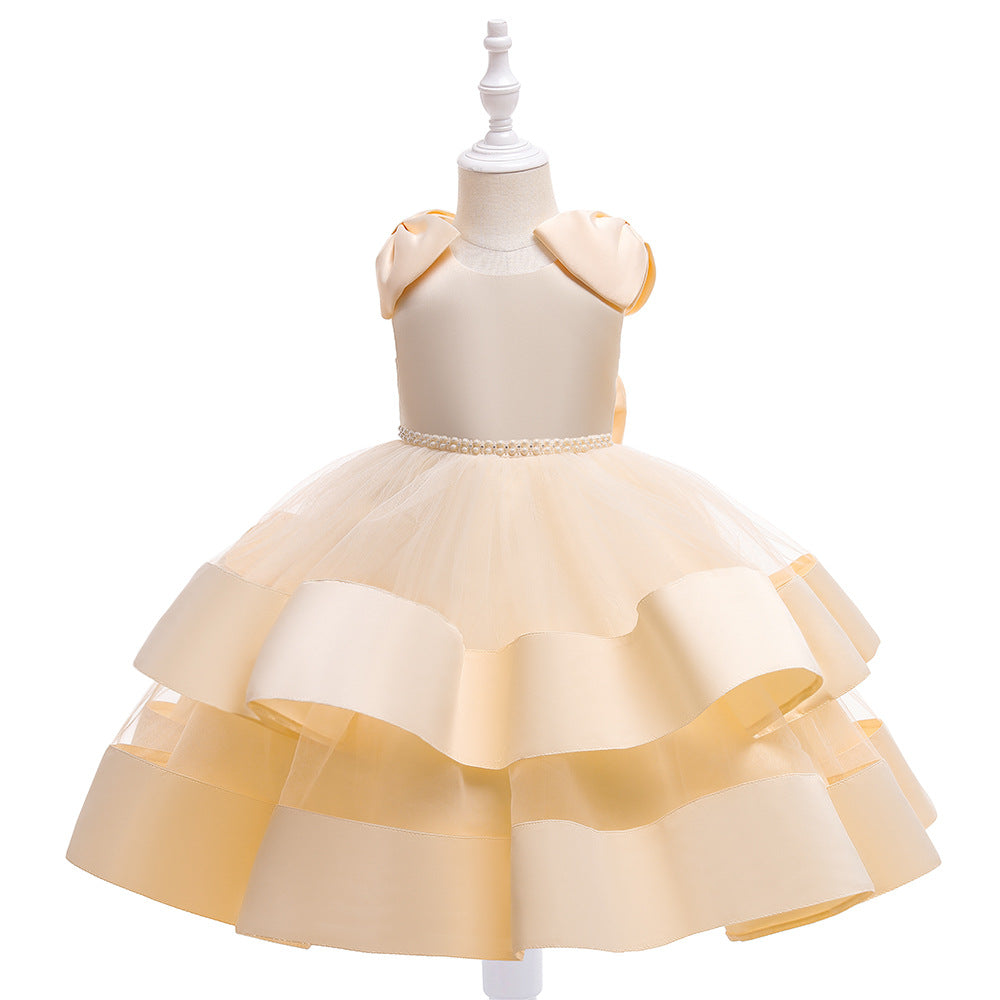 Puffy Princess Tulle Ball Gown Dress for Girls | Party & Flower Girl Outfit