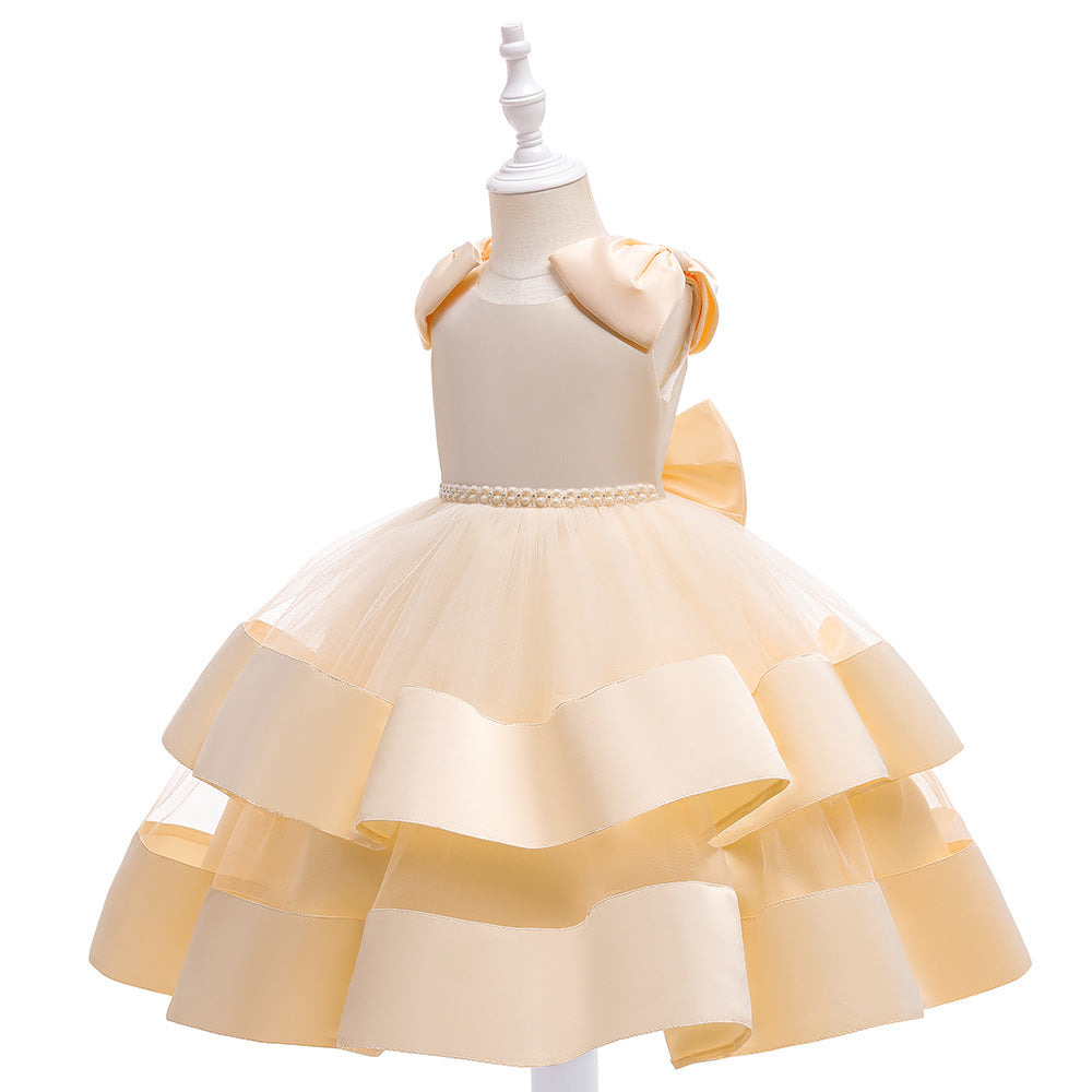 Puffy Princess Tulle Ball Gown Dress for Girls | Party & Flower Girl Outfit