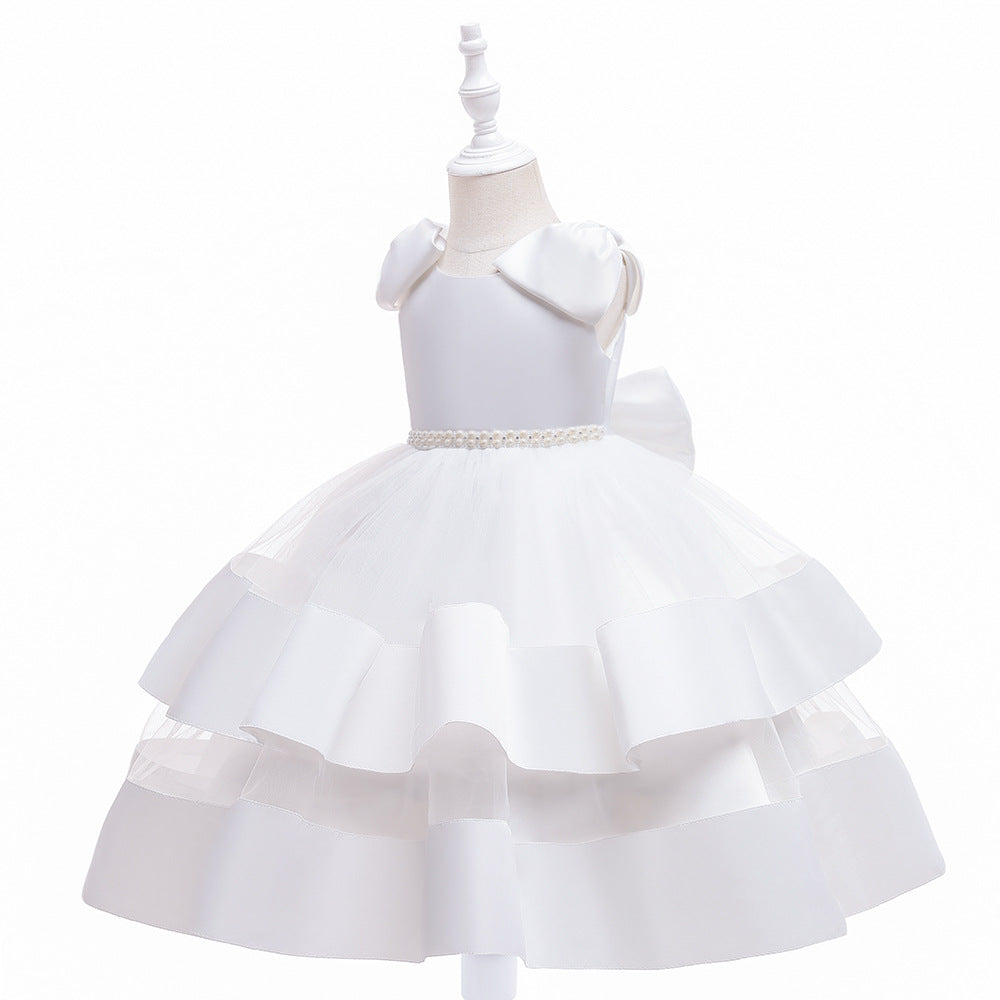 Puffy Princess Tulle Ball Gown Dress for Girls | Party & Flower Girl Outfit