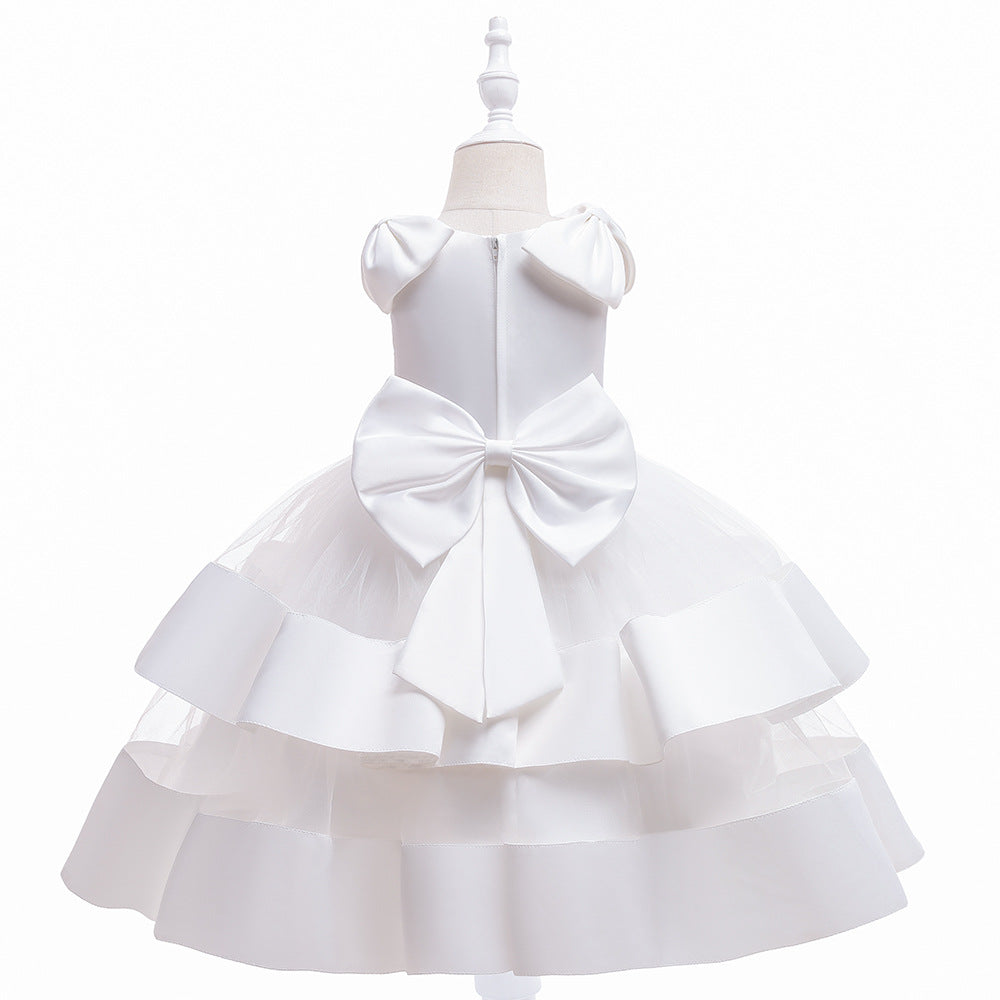 Puffy Princess Tulle Ball Gown Dress for Girls | Party & Flower Girl Outfit