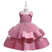 Puffy Princess Tulle Ball Gown Dress for Girls | Party & Flower Girl Outfit