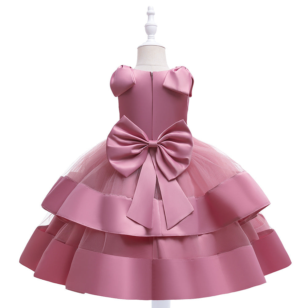 Puffy Princess Tulle Ball Gown Dress for Girls | Party & Flower Girl Outfit