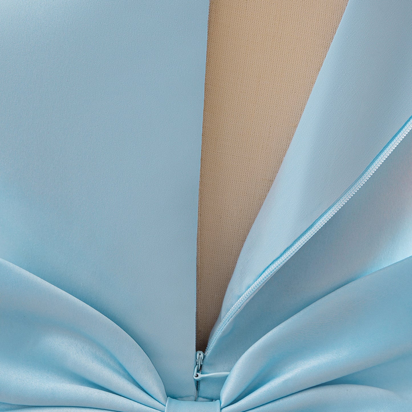 Adorable High-Low Satin Ball Gown for Girls with Lace & Bow – Party, Wedding, Festival Dress