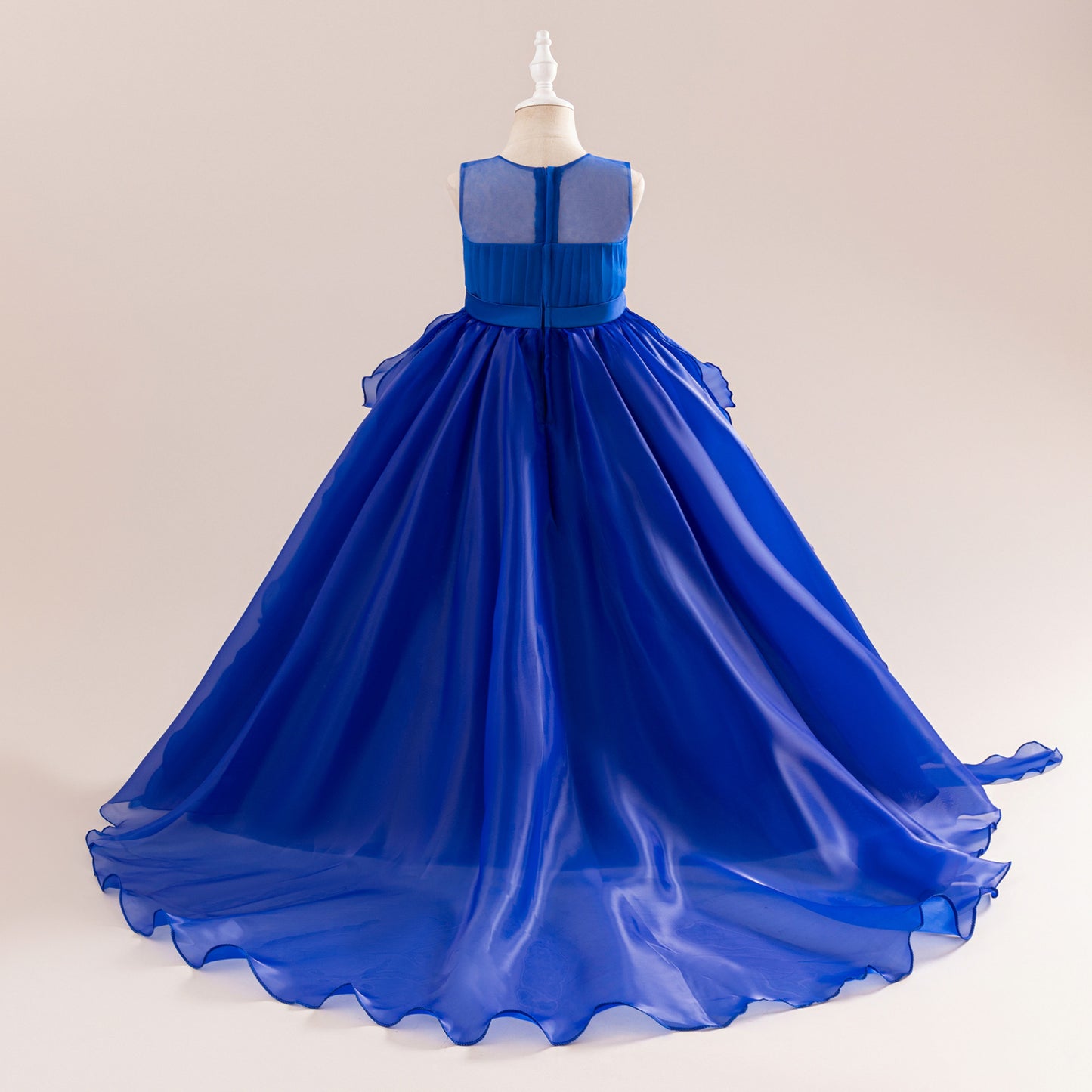Girls A-line Sequin Embroidered Tulle Maxi Dress – Party & Formal Wear