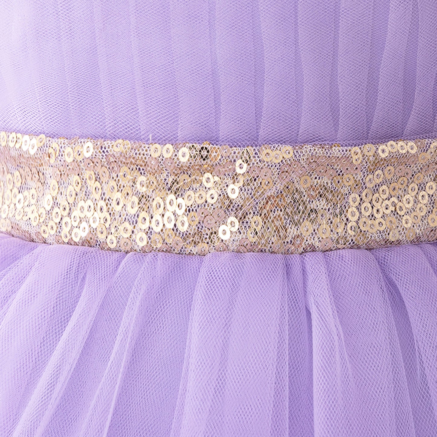 Cute Halter Neck Puffy Tulle High-Low Princess Dress for Kids