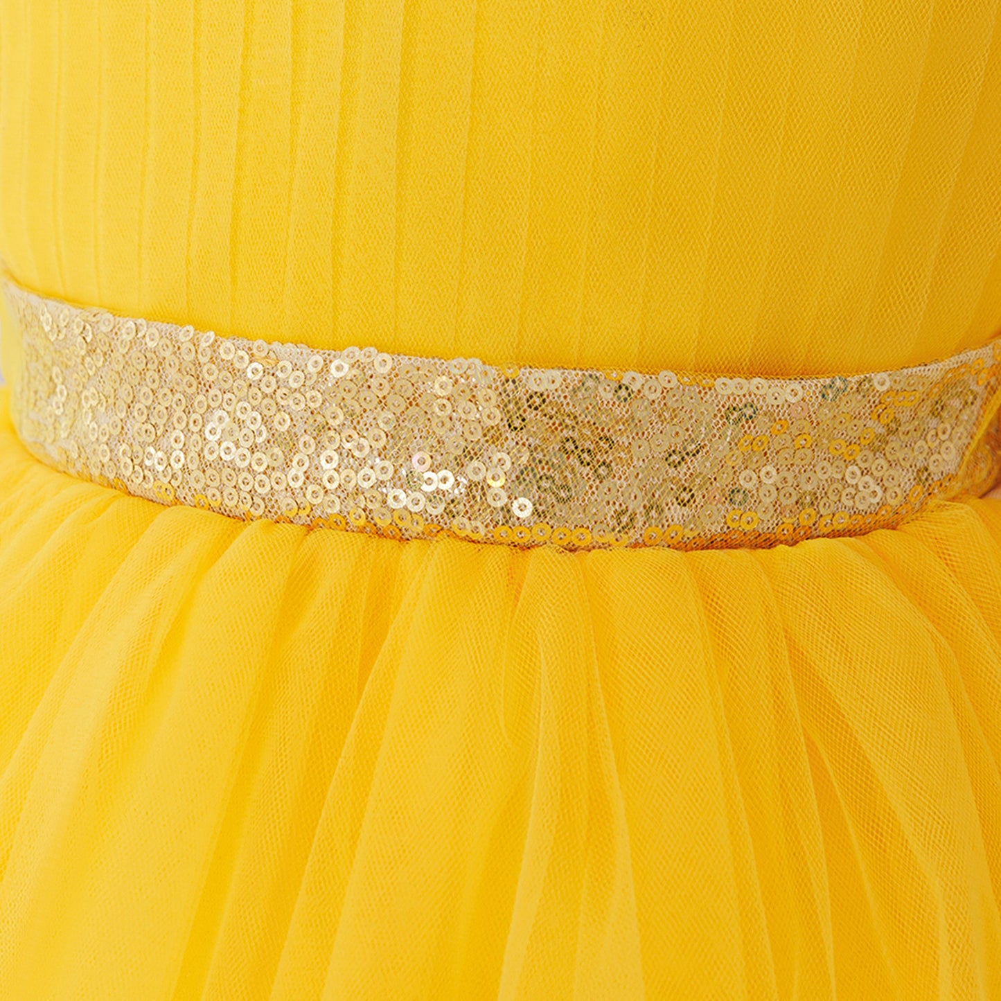 Cute Halter Neck Puffy Tulle High-Low Princess Dress for Kids