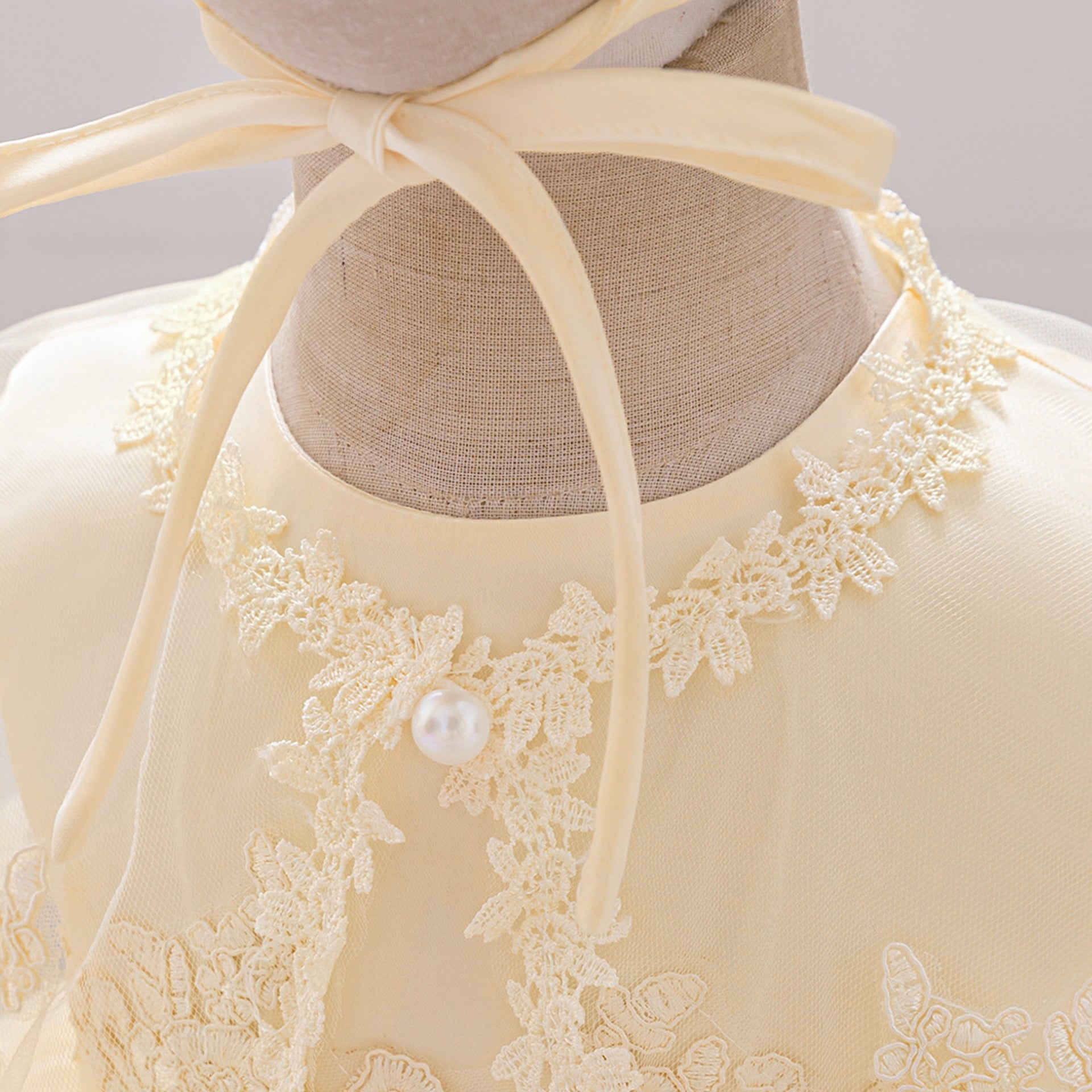 Frocklet Cute Infant Tulle A-Line Lace Dress for Parties & Celebrations 6