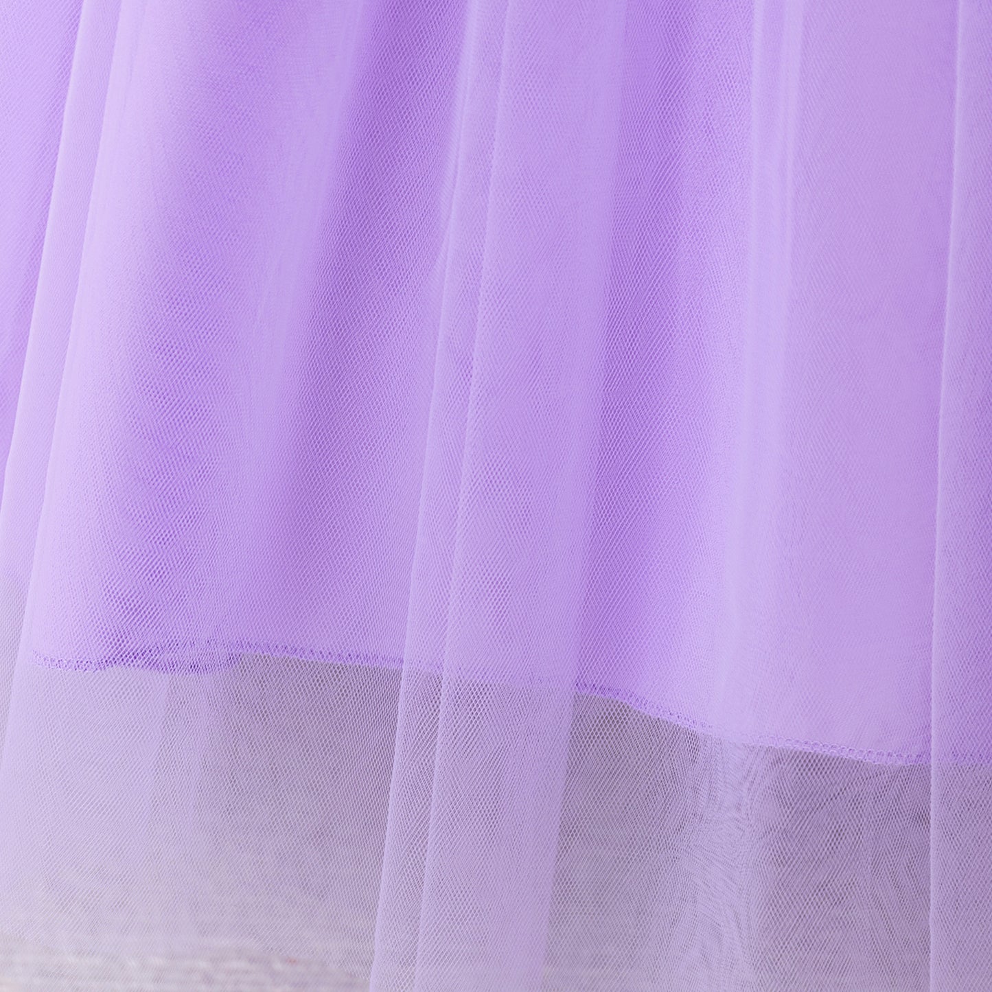 Lavender Floral Princess Maxi Dress for Girls | Special Occasion & Party Gown