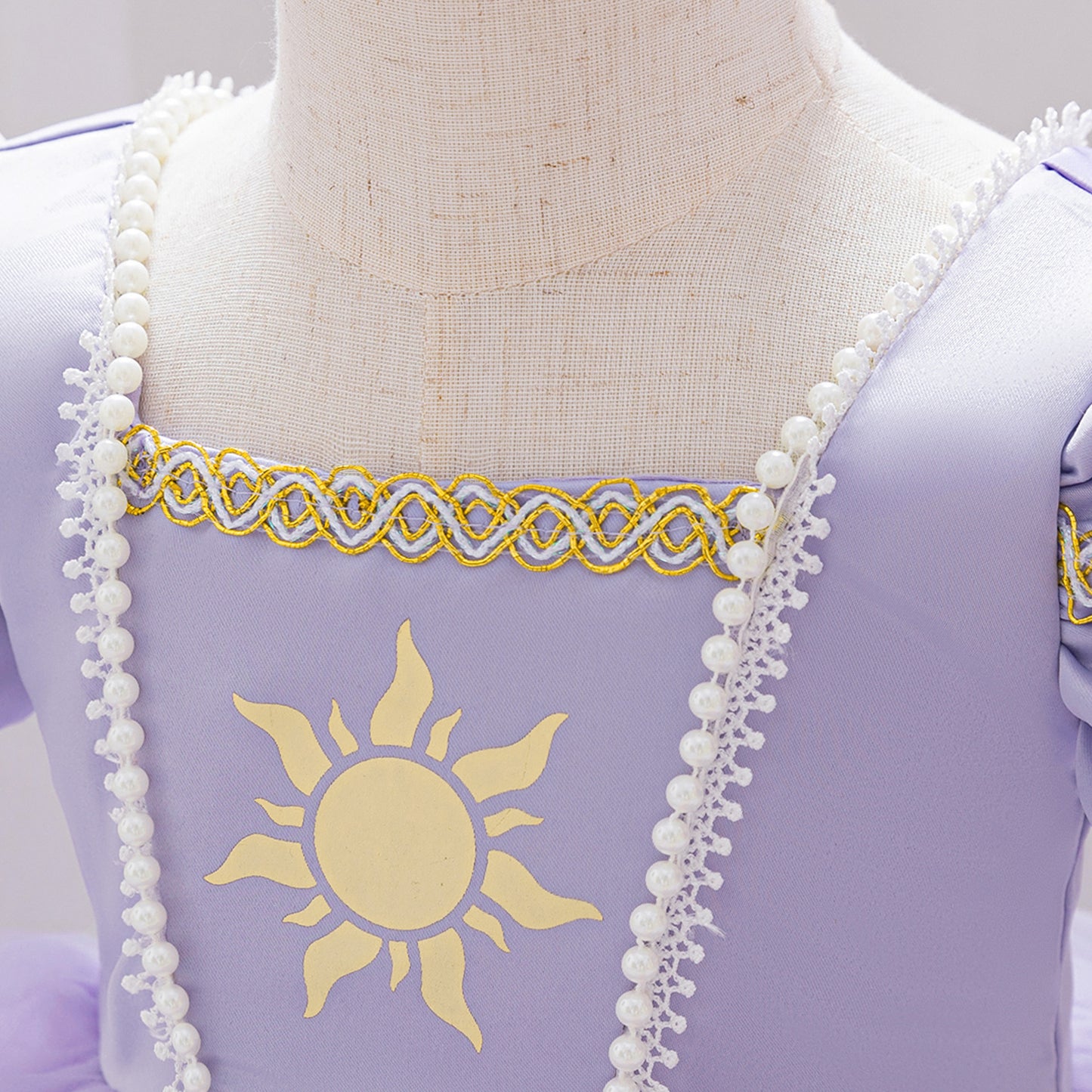 Lavender Princess Ball Gown for Girls - Tea Length Fairy Dress for Party & Wedding