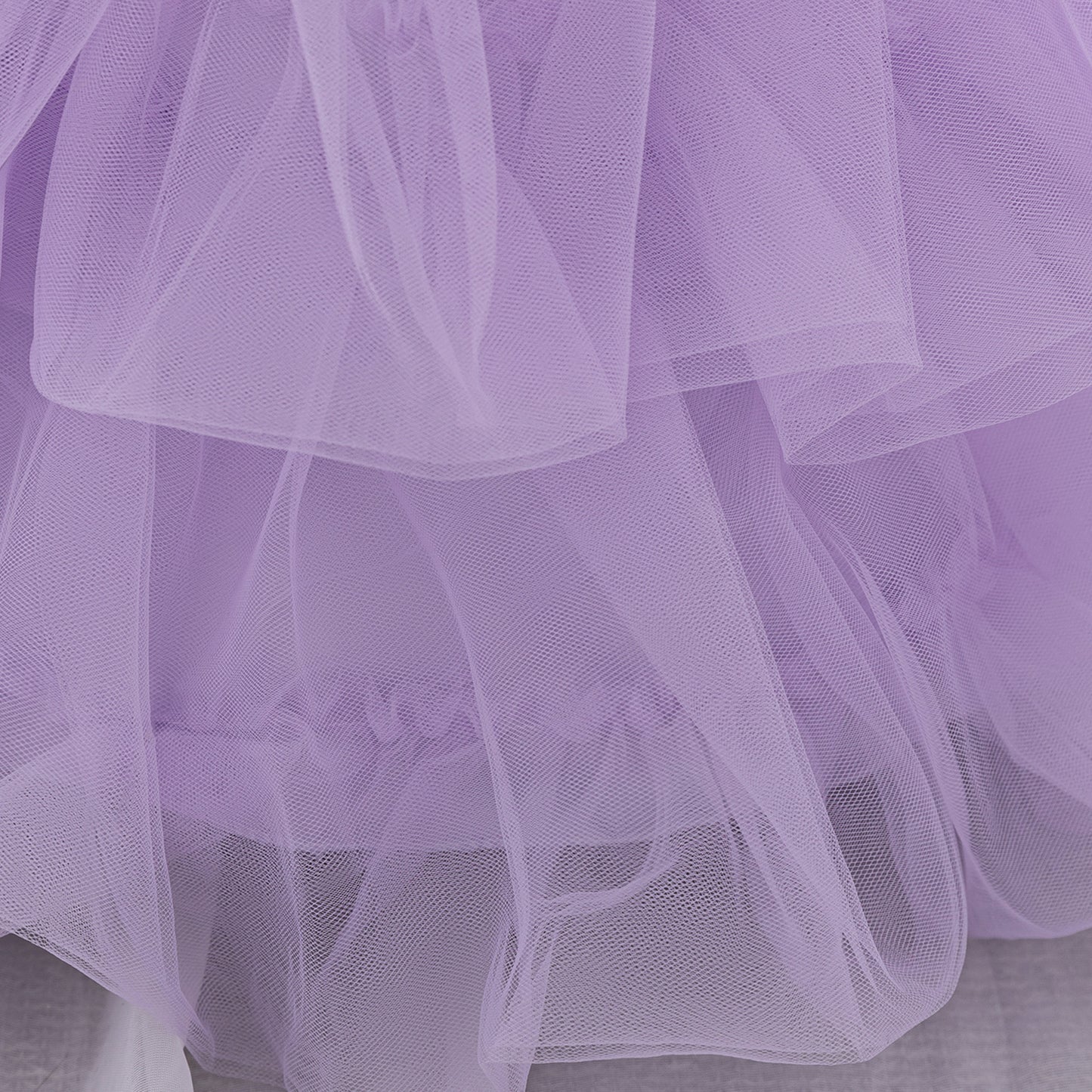 Lavender Princess Ball Gown for Girls - Tea Length Fairy Dress for Party & Wedding