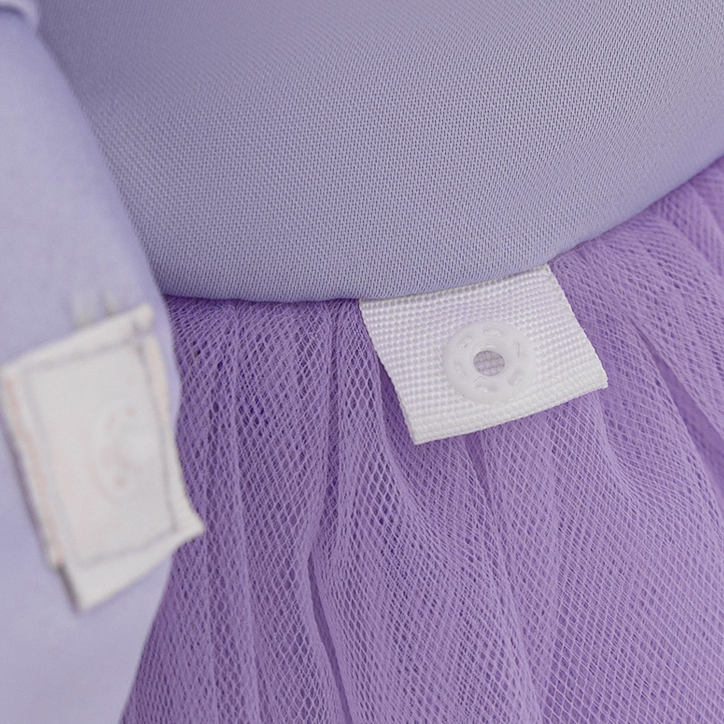 Lavender Puffy Flower Girl Dress – Cute Ball Gown for Parties & Weddings