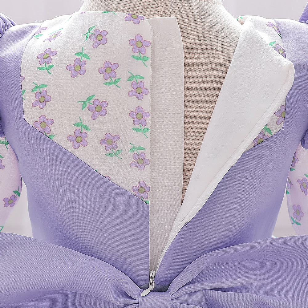 Lavender Princess Tulle Dress for Baby Girls – Party & Wedding Outfit, 9-24 Months