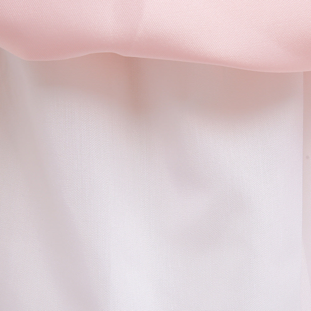 Light Pink Bow Princess Dress for Girls | Kids Party & Flower Girl Dress