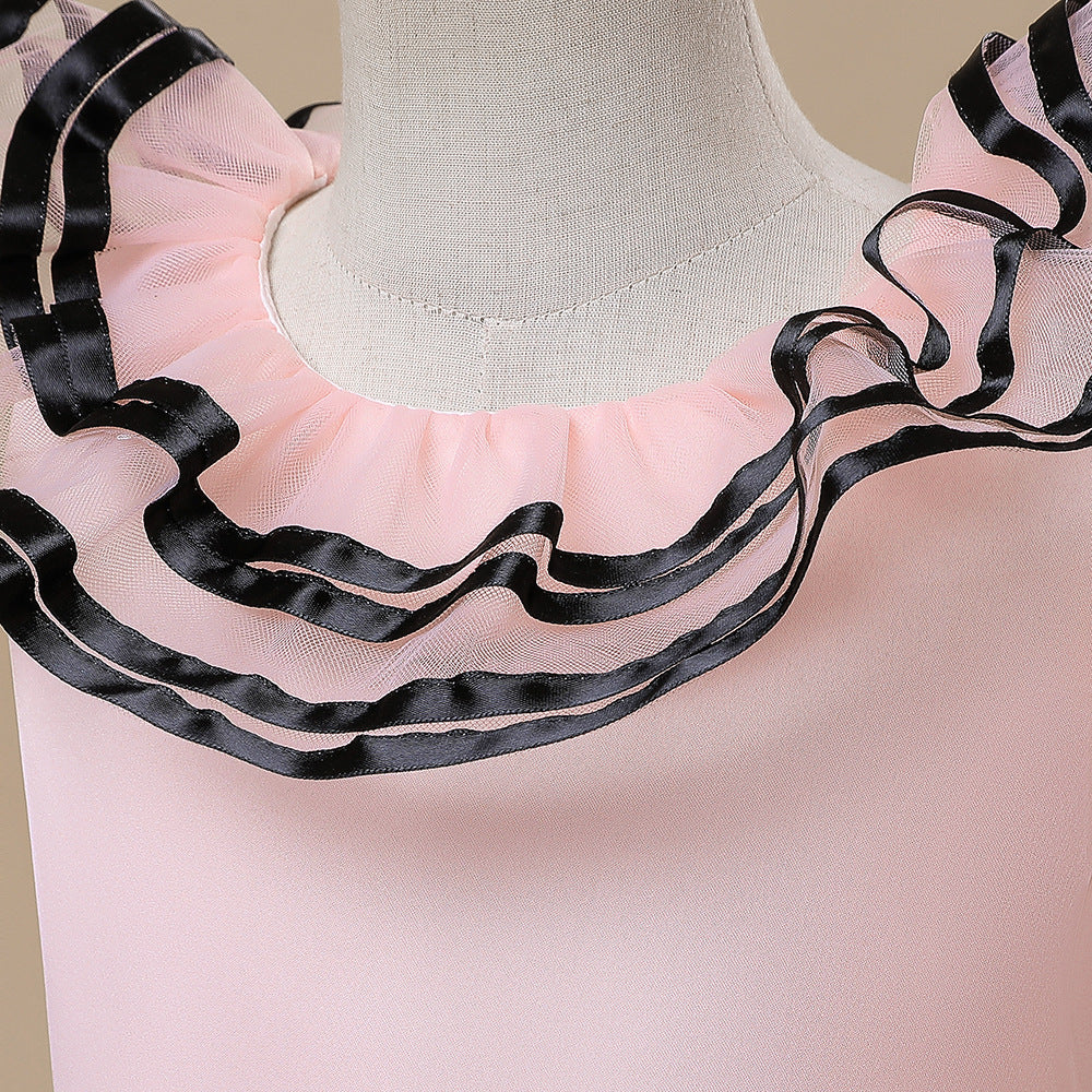 Cute Maxi Tiered Tulle Princess Dress for Girls | A-Line Formal Party Gown