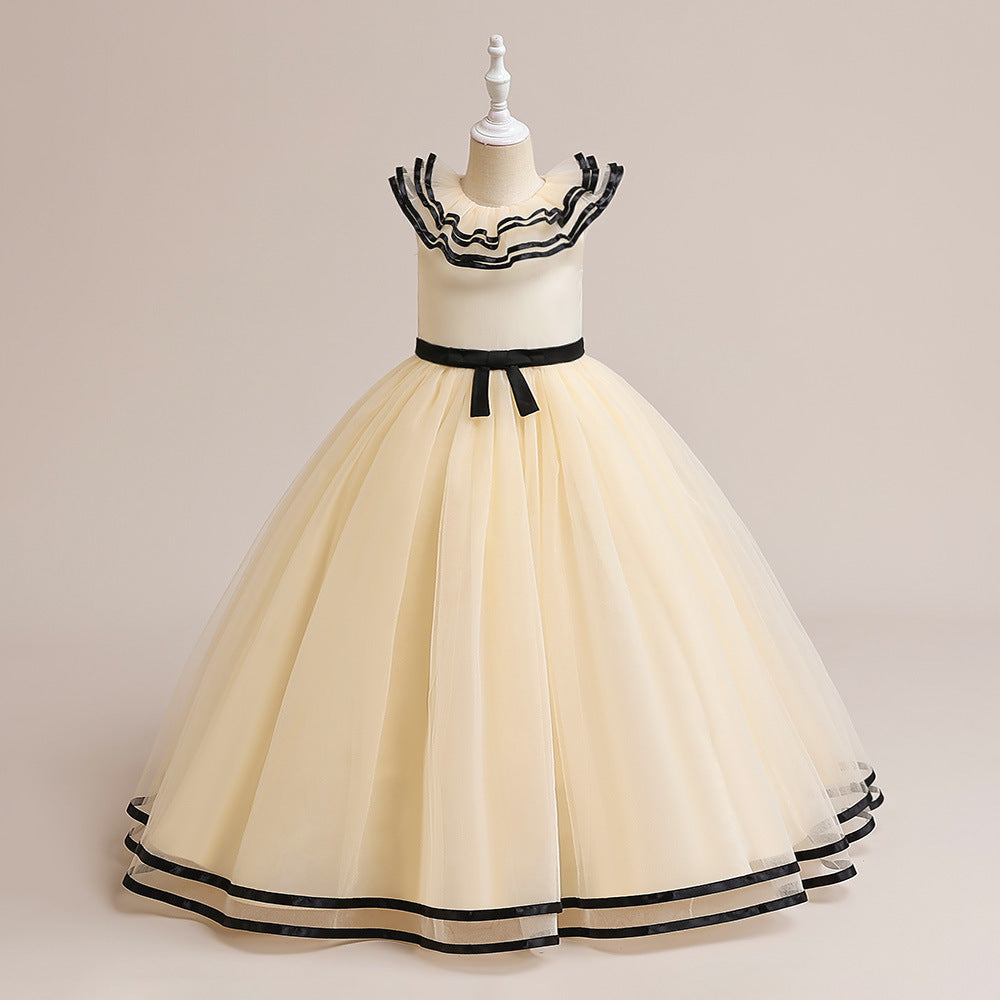 Cute Maxi Tiered Tulle Princess Dress for Girls | A-Line Formal Party Gown