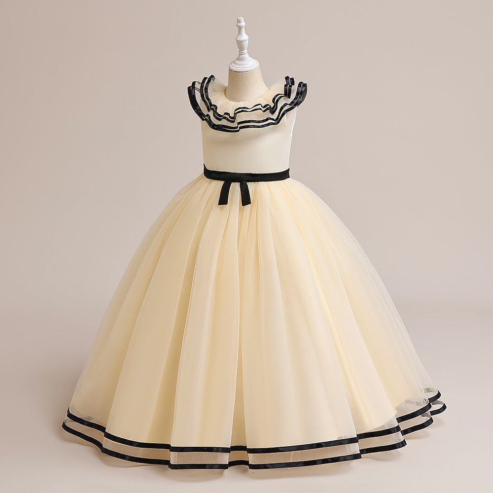 Cute Maxi Tiered Tulle Princess Dress for Girls | A-Line Formal Party Gown