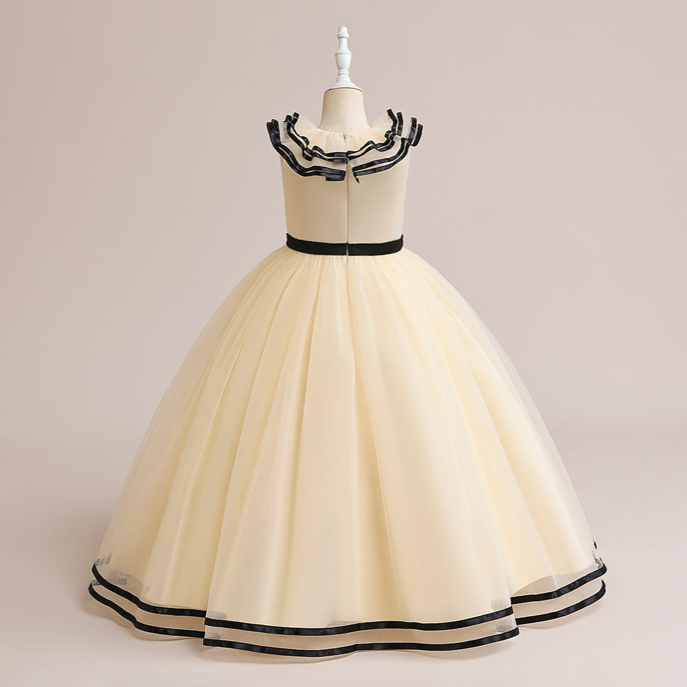 Cute Maxi Tiered Tulle Princess Dress for Girls | A-Line Formal Party Gown