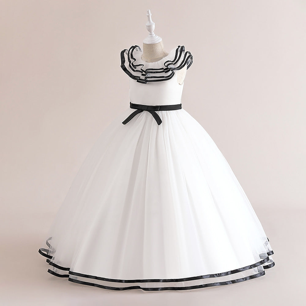 Cute Maxi Tiered Tulle Princess Dress for Girls | A-Line Formal Party Gown