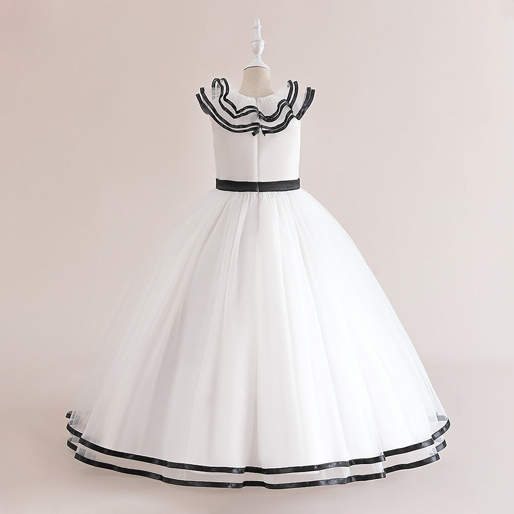 Cute Maxi Tiered Tulle Princess Dress for Girls | A-Line Formal Party Gown