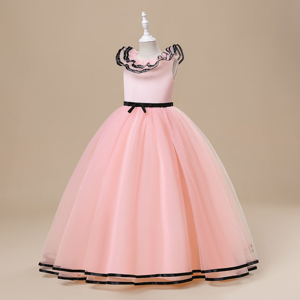 Cute Maxi Tiered Tulle Princess Dress for Girls | A-Line Formal Party Gown