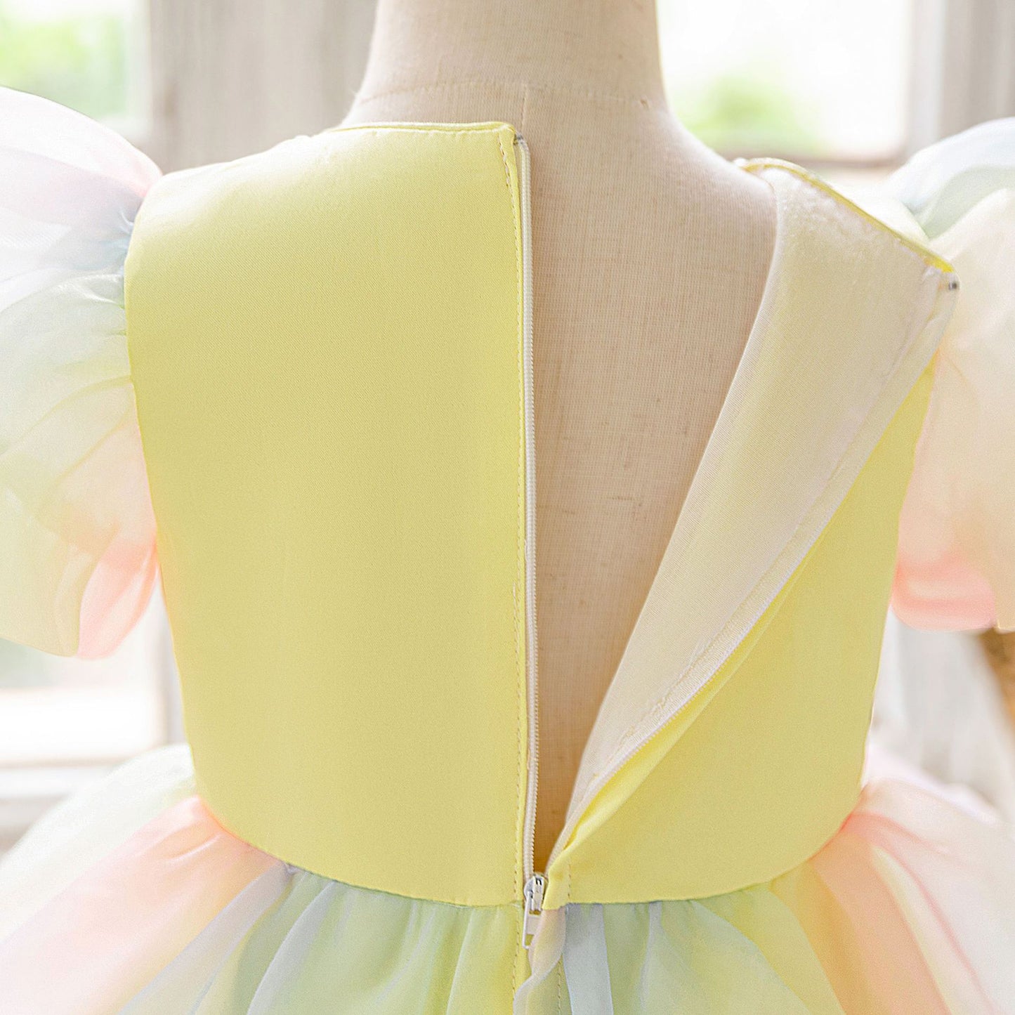 Multicolor Tiered Tulle Princess Dress for Girls - Ball Gown Fairy Style Party Dress