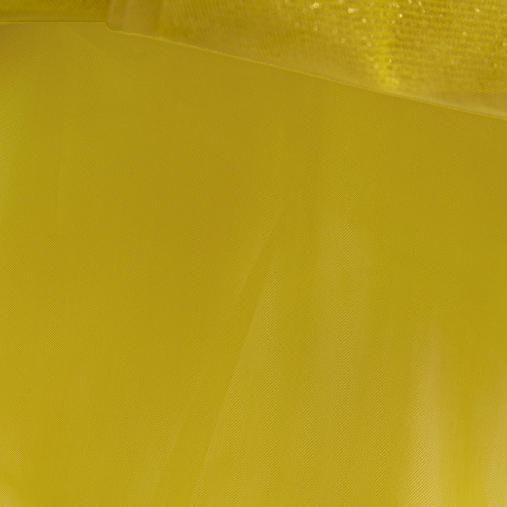 Mustard Yellow Maxi Flower Girl Dress with Bow – Girls’ Formal Princess Gown