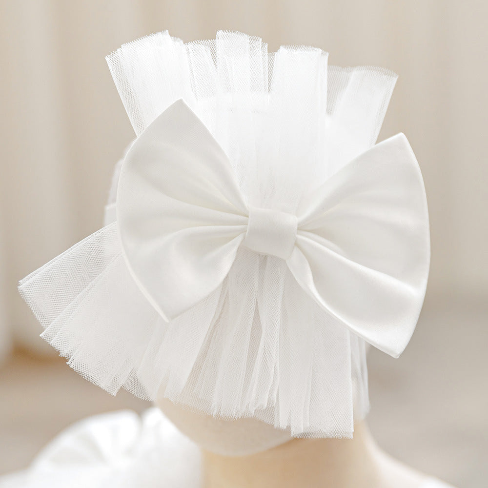 Off Shoulder Puffy Tulle Toddler Dress with Bowknot – Cute Party & Flower Girl Gown