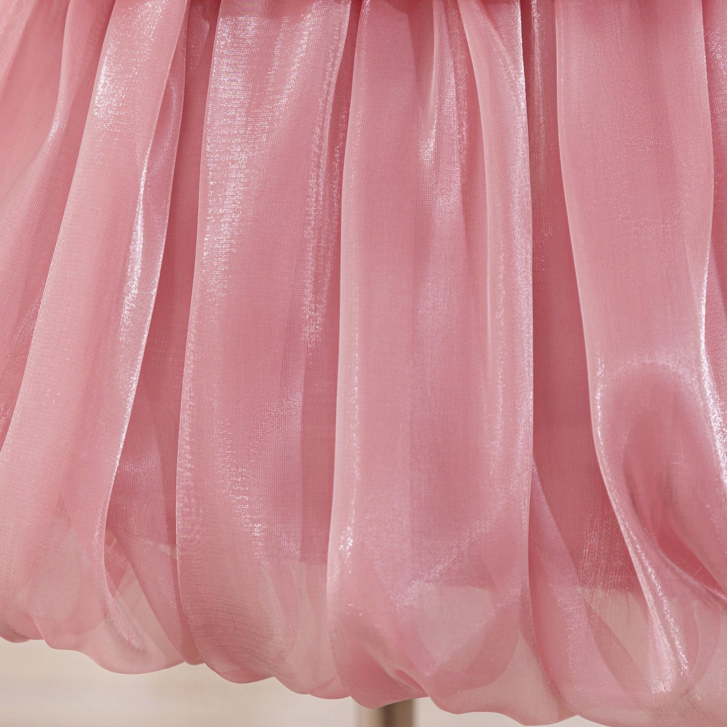 Off Shoulder Organza A-Line Princess Dress for Girls - Party Flower Girl Gown