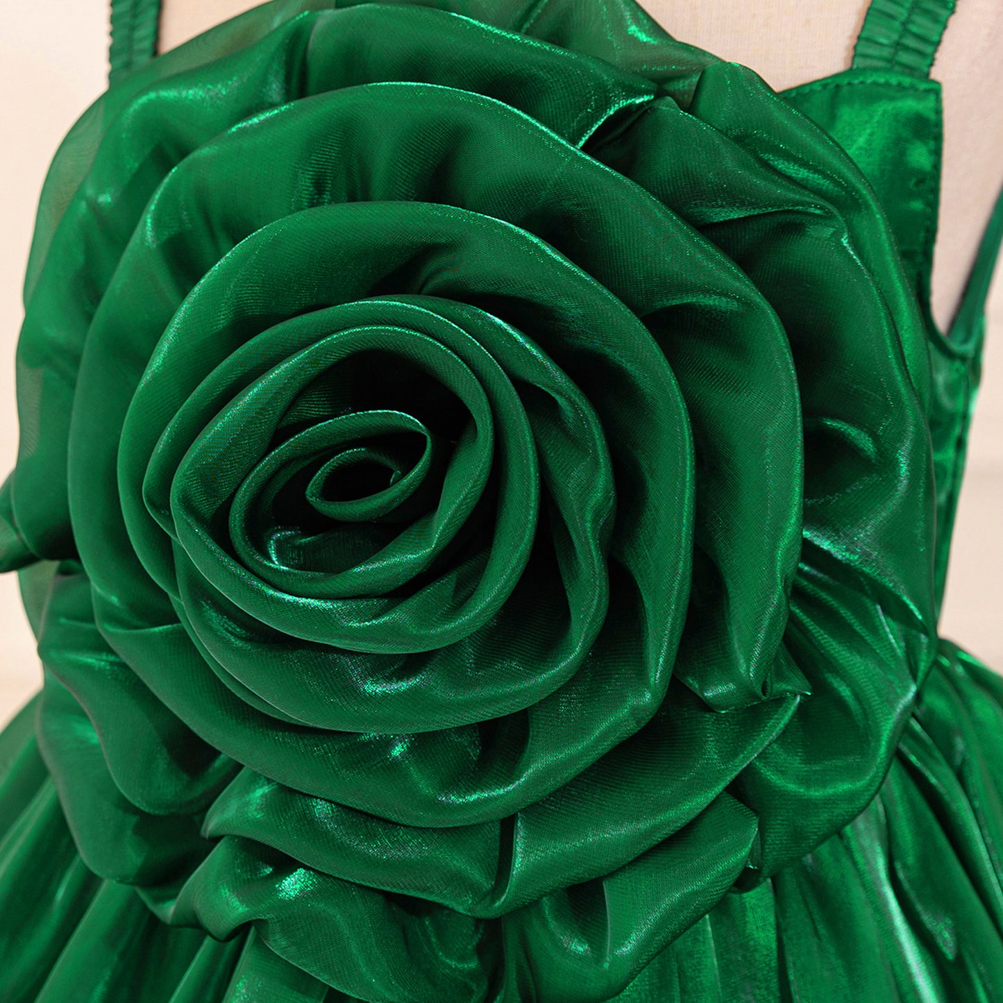 Off Shoulder Organza A-Line Princess Dress for Girls - Party Flower Girl Gown
