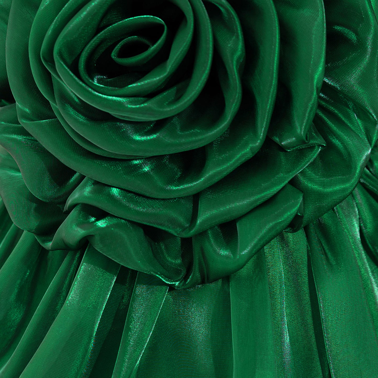 Off Shoulder Organza A-Line Princess Dress for Girls - Party Flower Girl Gown