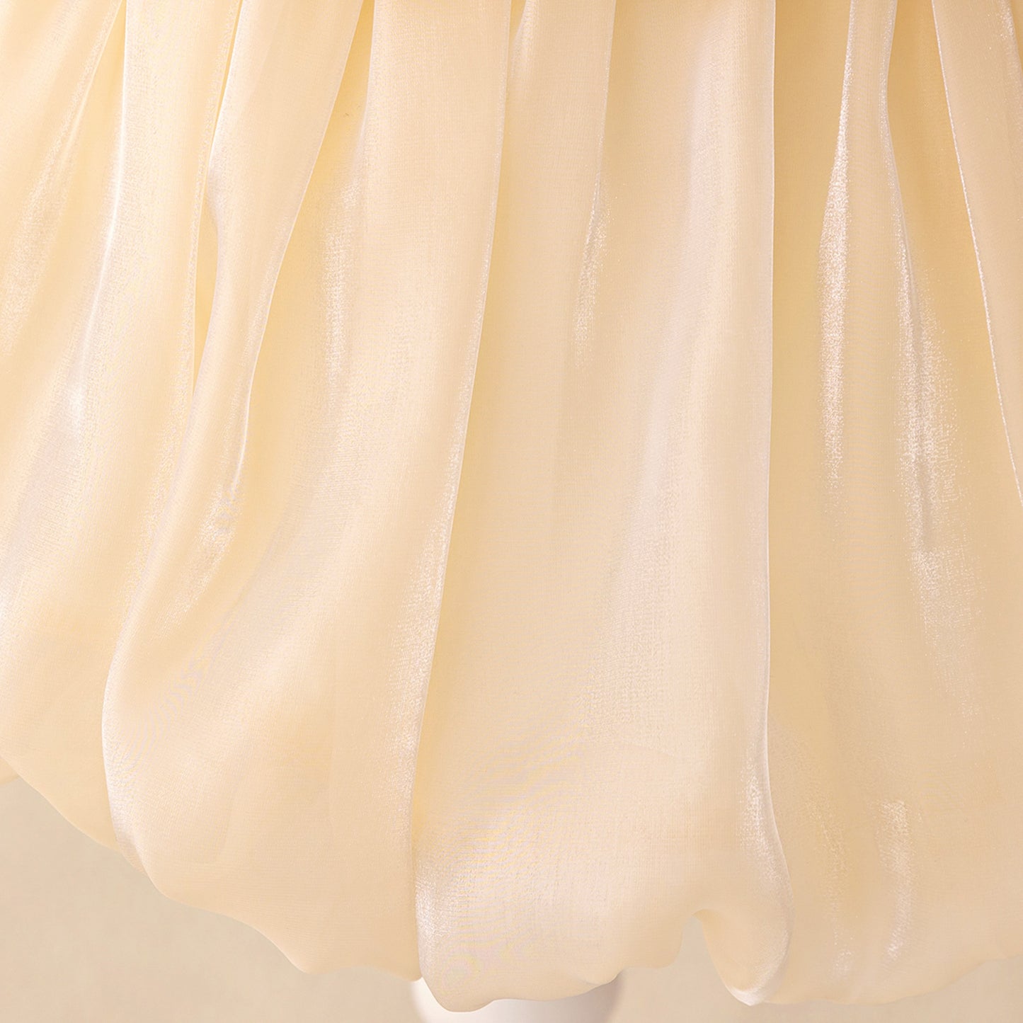 Off Shoulder Organza A-Line Princess Dress for Girls - Party Flower Girl Gown