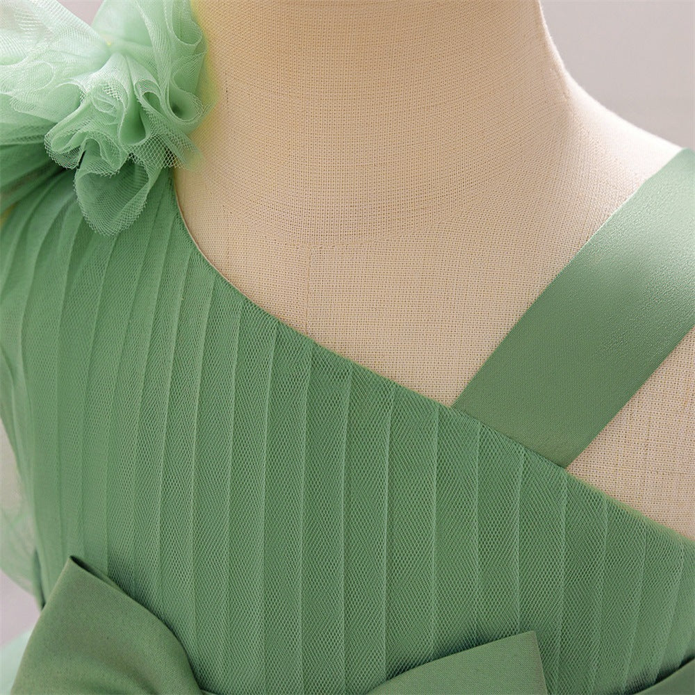 Off Shoulder Puffy Princess Ball Gown Dress for Toddlers & Little Girls